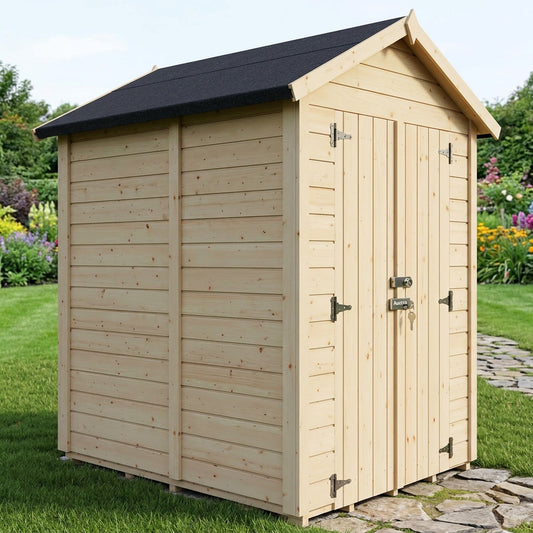 Aurazo 4ft x 6ft Garden Shed — No Windows